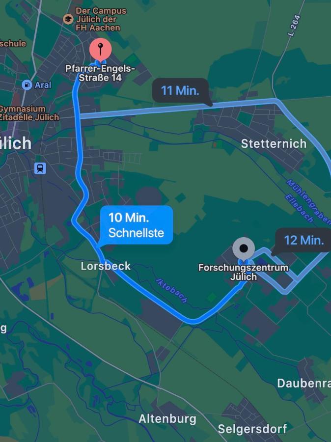 Apartmán Ruhiges Juwel: Frisch Renoviert 100 Qm Jülich Exteriér fotografie