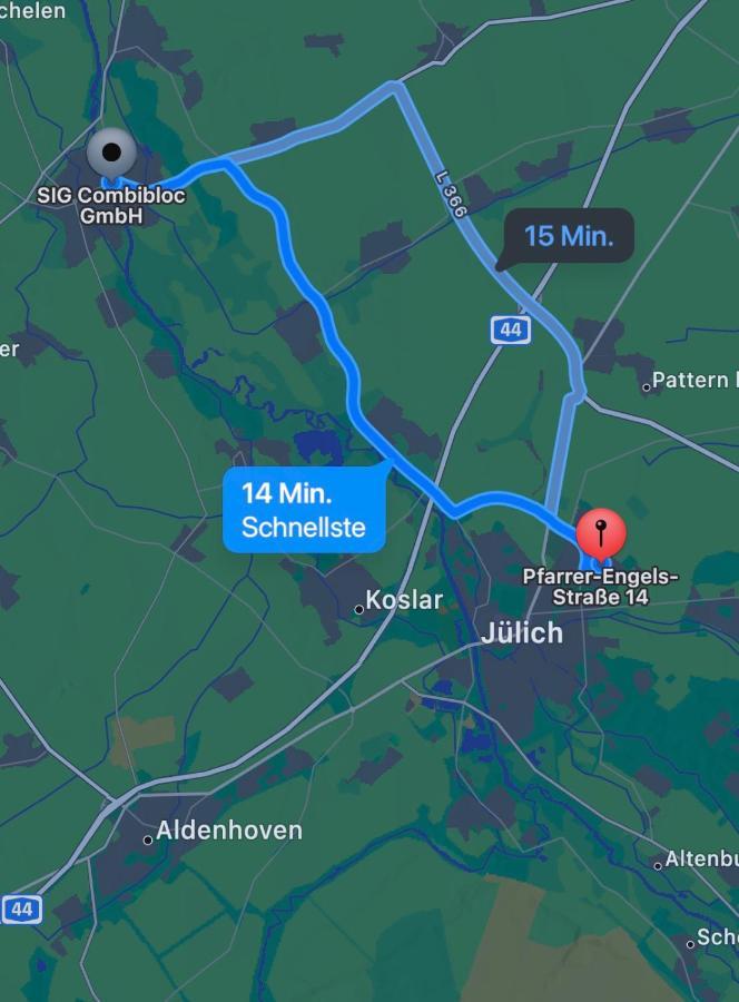 Apartmán Ruhiges Juwel: Frisch Renoviert 100 Qm Jülich Exteriér fotografie
