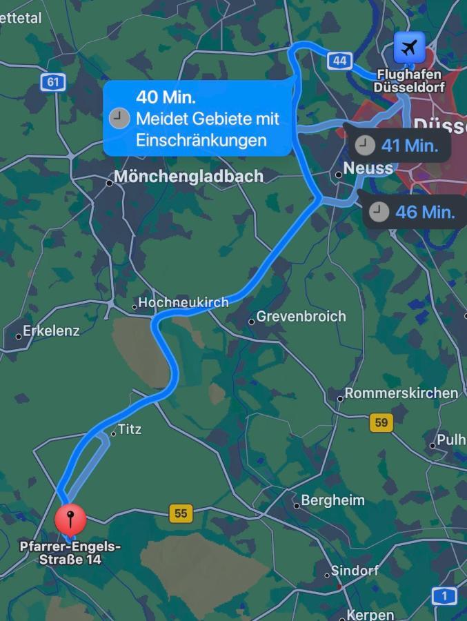 Apartmán Ruhiges Juwel: Frisch Renoviert 100 Qm Jülich Exteriér fotografie